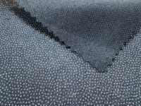Entoilage thermocollant tissé 100 % polyester 72 g/m² PA à pois double jet d'eau pour vêtements à repasser – Vente en gros