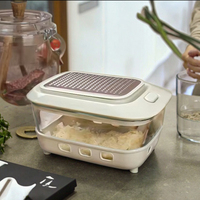 Grande râpe manuelle à légumes de grande capacité avec bol de 1380 ml, récipient en verre, trancheuse à fromage, râpe à fromage en acier inoxydable, cuisine durable