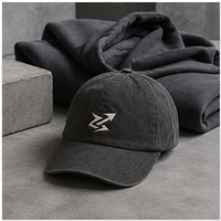 Gorra de 6 Paneles de Sarga de Algodón Sin Estructura, Lista para Exportación, OEM de Fábrica, MOQ Bajo, con Logotipo Personalizado Bordado para Marcas de Streetwear