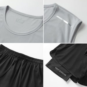 Nouvelle Collection 2025 – Ensemble de Gilets de Sport Respirants et Séchage Rapide pour Hommes, 100% Polyester, Tailles Multiples, Vente en Gros Direct Usine - Product Image 2