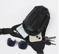 Sac banane tactique en TPU personnalisé, imperméable, pour homme, à coque rigide, pour moto, à porter à la taille ou à la cuisse