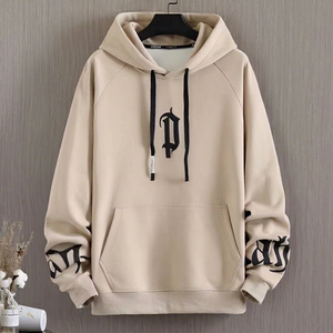 Sweat à capuche surdimensionné pour homme, teinture personnalisée, 345g, style hip-hop - Product Image 6