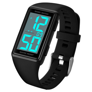 <span class=keywords><strong>Reloj</strong></span> Deportivo Digital Skmei 1862 <span class=keywords><strong>con</strong></span> Logotipo Personalizado, <span class=keywords><strong>Reloj</strong></span> de Pulsera para Hombre, Resistente al Agua, Cronómetro, Alarma, Rectangular, LED - Product Image 2