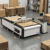 Automatische CNC-Kartonschneidemaschine für Wellpappe-Kartons und Displays
