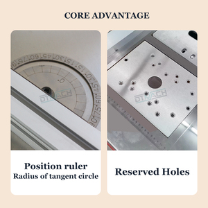 Продажа с завода, машина для резки древесины из МДФ, для шкафа, мебели, без пыли, с невидимой дорожкой, маленькая пила для раздвижного стола - Product Image 4