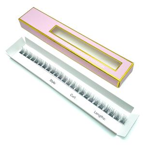 Prodotti di bellezza fai da te extension ciglia natturali ciglia finte ciglia all'ingrosso grappolo ciglia - Product Image 4