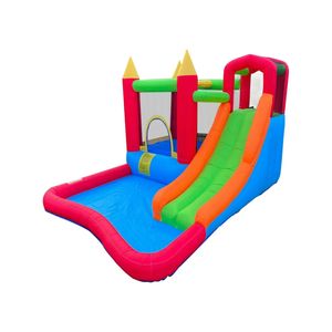 Château gonflable, canapé gonflable, château gonflable en PVC avec toboggan, combo gonflable, structure de saut commerciale pour enfants - Product Image 3