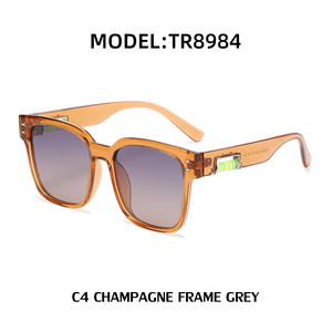 Lunettes de soleil polarisées rétro unisexes avec protection UV400, monture en plastique, verres TAC pour le soleil, les voyages, le cyclisme, la mode et la conduite - Product Image 5