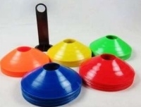 Poteaux d'agilité hexagonaux pour l'entraînement <span class=keywords><strong>de</strong></span> vitesse au football, équipement d'obstacles sportifs, plateformes - Product Image 3