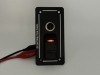 Panneau d'interrupteurs à bascule en aluminium 12-24V pour applications marines et industrielles