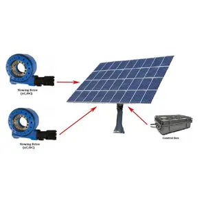 10kw dual axis tracking system solar tracker beugel