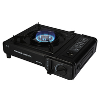 Réchaud à gaz portable en métal monobloc, 4 bouteilles de butane, camping en plein air, pêche, caravane, barbecue |   Allumage automatique de brûleur de qualité supérieure