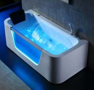 Fabriek Directe Levering Prijs Douche Bad Met Led Licht Hydrotherapie Badkuip Acryl Materiaal Volwassen Gebruik - Product Image 2