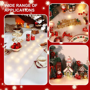 Rouleau de couverture de neige de Noël de 70x17.7 pouces <span class=keywords><strong>LED</strong></span> avec lumières, couverture de neige artificielle avec 100 cordes de lumière <span class=keywords><strong>LED</strong></span> - Product Image 3