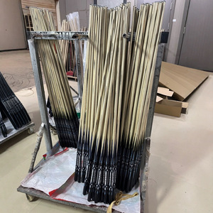 One Piece Maple Wood High Quality Durable Snooker Cue with Walnut Forearm and Wooden Shaft for Pool - Product Image 1