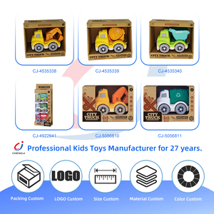 Chengji Vente en gros : Jouets de voiture modèle avec éclairage et musique, en paille écologique colorée, <span class=keywords><strong>camion</strong></span> d'ingénierie à friction de <span class=keywords><strong>dessin</strong></span> <span class=keywords><strong>animé</strong></span> - Product Image 4
