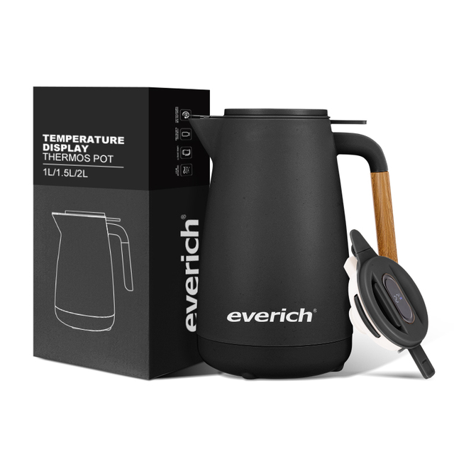 Hot Sale Classic Style 304 Stainless Steel Vacuum Jug 1L/1.5L/2L Double-Wall Water Kettle Customizable Color Tea Pot Kettle