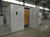 Incubateur d'œufs de poule 10000 entièrement automatique, grand incubateur approuvé CE, 9856 pièces