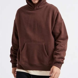Sweat-shirts à capuche Hip Hop Streetwear en coton, coupe oversize, grammage lourd, effet délavé, avec broderie 3D et impression numérique, coloris variés, collection automne - Product Image 3