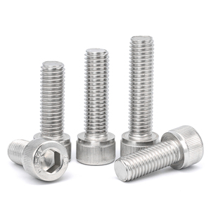 50pcs/Bag 316 Stainless Steel Hexagon <b>Socket</b> Cap Screws M2-M6 DIN912 Metric System Hexagon Bolts & Screws - Product Image 2