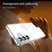 Étui de téléphone portable en TPU transparent de luxe pour Samsung Galaxy S26 Ultra avec protection à 360° pour Samsung S25 Plus S26