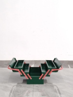 Boîte à outils cantilever à 5 plateaux, robuste, pour le rangement de matériel, portable, pour mécaniciens, ateliers de construction