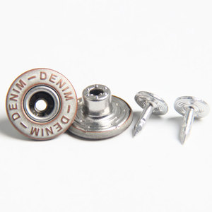 Tùy Chỉnh Thiết Kế Nút Quần Jean Kim Loại Và Đinh Tán Cho Quần Áo May Mặc - Product Image 2