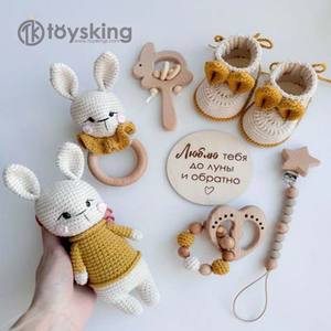 Sonajero de Pollito de Ganchillo, Juguete Masticable Hecho a Mano para Bebés, Mordedor de Pollo Suave para Recién <span class=keywords><strong>Nacidos</strong></span>, Regalo Único para Baby Shower o Bautizo - Product Image 5