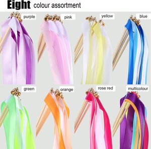 40 Palitos de Cinta de Colores Surtidos <span class=keywords><strong>con</strong></span> Campanas para Fiestas, Bodas, Cumpleaños y Celebraciones - Product Image 3