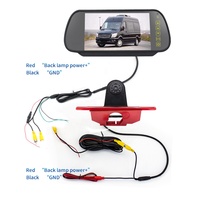 Système de caméra de feu stop modèle Sprinter pour Citroen Jumpy/Peugeot Expert/Proace comprenant des caméras de recul de vue latérale