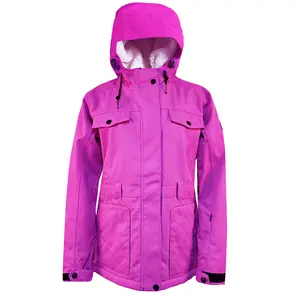 Topgear时尚新款热卖时尚冬季滑雪板定制女士的滑雪和滑雪板夹克