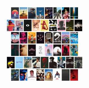 Offre Spéciale personnalisé Collage mural Kit carte postale Anime <span class=keywords><strong>ses</strong></span> matériaux sombres affiches Sticker mural décoration murale Photo affiche impression - Product Image 2