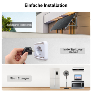 Système solaire de balcon prêt à l'emploi 600W 800W en stock dans l'entrepôt européen, kit d'énergie domestique 410W DSP-800MWN 600W 800W B - Product Image 4