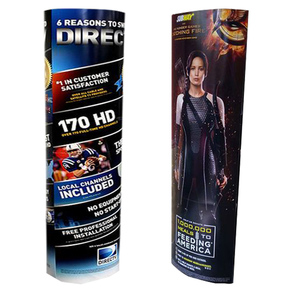 หนึ่งบวกโปรโมชั่นที่ทันสมัยแบบพกพาพับได้ชั้นยืนกระดาษแข็งจอแสดงผลคณะกรรมการโฆษณา Totem ยืน - Product Image 5