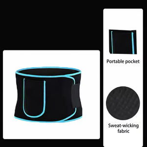 Yx Bande de sudation amincissante en néoprène pour femmes et hommes, enveloppement abdominal, gaine sculptante noire, taille XL - Product Image 3
