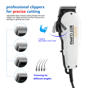 WAIKIL - Máquina Cortadora de Pelo <span class=keywords><strong>Profesional</strong></span> con Cable, Ajustable, para Peluqueros, Blanca, 5W, la Más Vendida - Product Image 6
