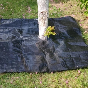 Barrière d'<span class=keywords><strong>herbe</strong></span> <span class=keywords><strong>anti</strong></span>-mauvaises herbes pour le <span class=keywords><strong>jardin</strong></span>, tissu de couverture du sol, tapis de <span class=keywords><strong>géotextile</strong></span> tissé pour l'aménagement paysager - Product Image 6