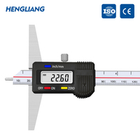 Hengliang haute précision 0-150mm en acier inoxydable jauge de profondeur numérique électronique sonde à aiguille étriers Vernier