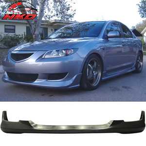 Compatible con Mazda 3 (solo sedán de 4 puertas) 04-06, alerón delantero estilo K, PU sin pintar, piezas de automóvil, accesorios automotrices - Product Image 1