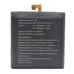Batterie Li-ion robuste de haute qualité 3800 mAh pour téléphone Caterpillar S60, compatible CAT S60, certifiée CE RoHS, vente en gros - Product Image 2