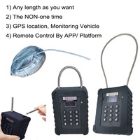 Serrure de porte intelligente électronique, pour remorque, localisation du téléphone portable et de la voiture, système de surveillance, gps, verrouillage de l'heure