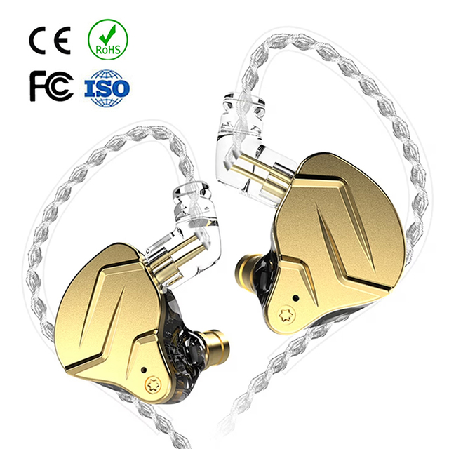 KZ ZSN Pro X 1BA+1DD Hybrid Dual Driver In-ear Monitor Headphones Detachable DIY Cable Zinc Alloy Hifi Stereo Wired IEM Earphone