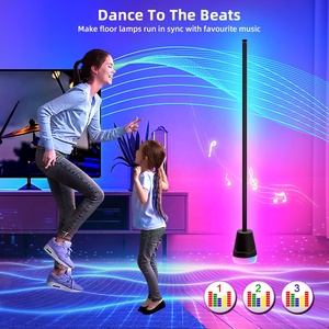 Tự làm 59inch nhôm thông minh RGB góc sàn đèn với ứng dụng từ xa điều khiển bằng tay cho phòng khách phòng ngủ - Product Image 3