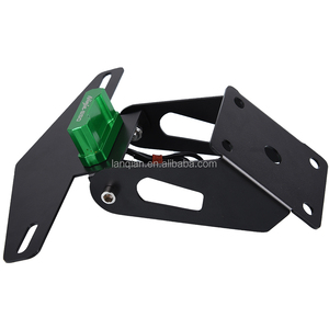 Support de plaque d'immatriculation de moto pour <span class=keywords><strong>Kawasaki</strong></span> NINJA650 Z650 2017-2020 <span class=keywords><strong>2019</strong></span> 2018 <span class=keywords><strong>Z</strong></span> <span class=keywords><strong>650</strong></span> support de cadre de plaque d'immatriculation - Product Image 2