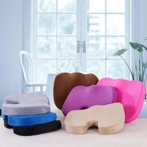 Cojín de Asiento Ergonómico Exclusivo Transfronterizo, Negro, Transpirable, de Algodón, Almohadilla Oblonga para Silla, para Uso en Auto y Oficina - Product Image 5