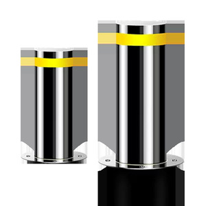 Borne de sécurité automatique intelligente en acier inoxydable avec commande hydraulique à distance pour les parkings scolaires et communautaires - Product Image 5