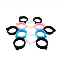 Anneau en silicone 13 mm, support à rouge à lèvres, bande antidérapante, bracelet