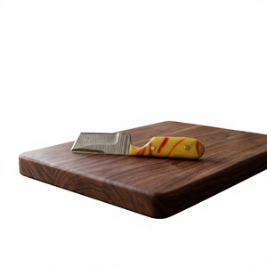 Cuchillo de Supervivencia y Caza de Acero de Damasco Forjado a Mano, Hoja Fija Mini Tipo Drop Point, Mango de Madera, Grado Industrial, para Revendedores OEM 58/60 - Product Image 3