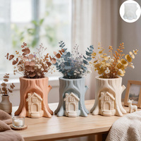 Moule en silicone pour pot de fleurs en forme de souche d'arbre, pour bricolage, bougies d'aromathérapie, coupelles, ciment, plâtre, ornement, outil de décoration