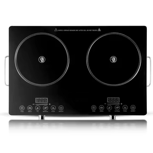 Cocina de Inducción Portátil de 3500W, 220V/110V, Doble Hornilla, para el Hogar, con Logotipo Personalizado, Diseño de Doble Quemador, Perfecta - Product Image 4